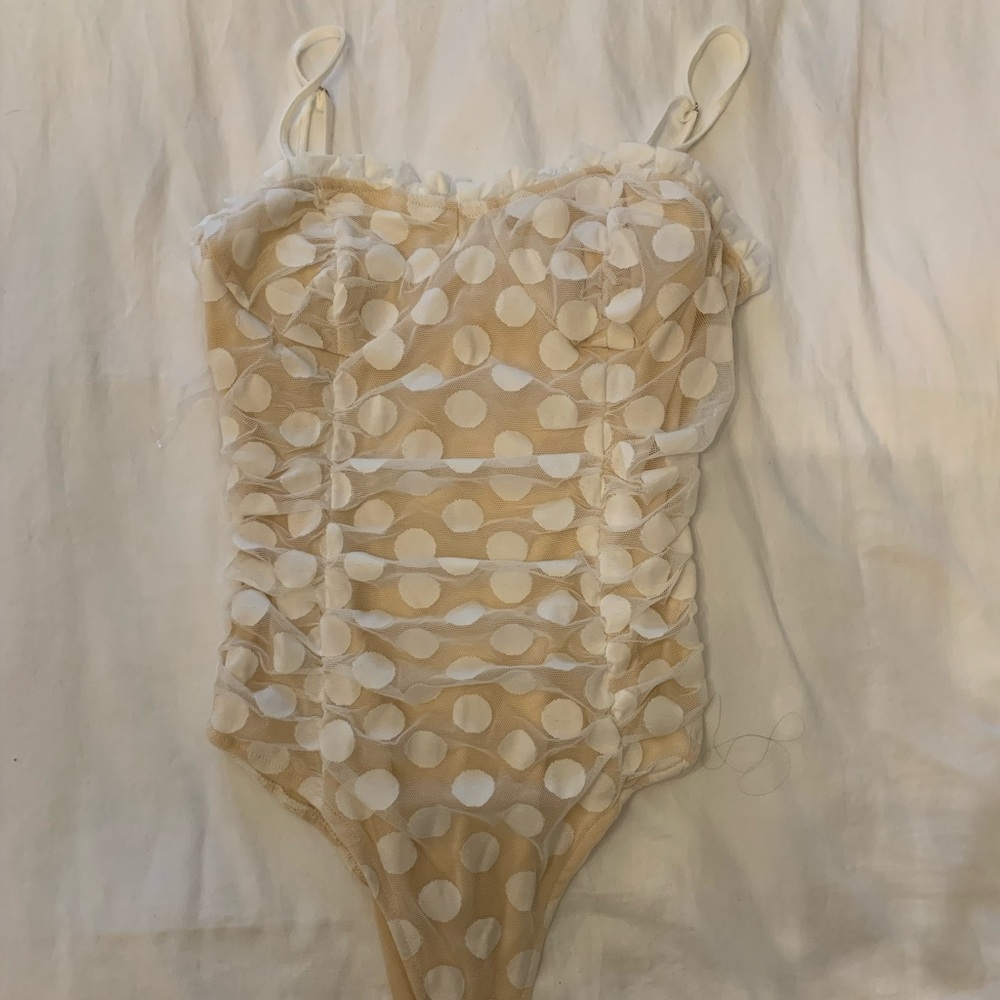 Polka dot bodysuit